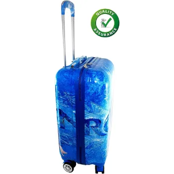 Wrinkle Plastic Trolley Suitcase